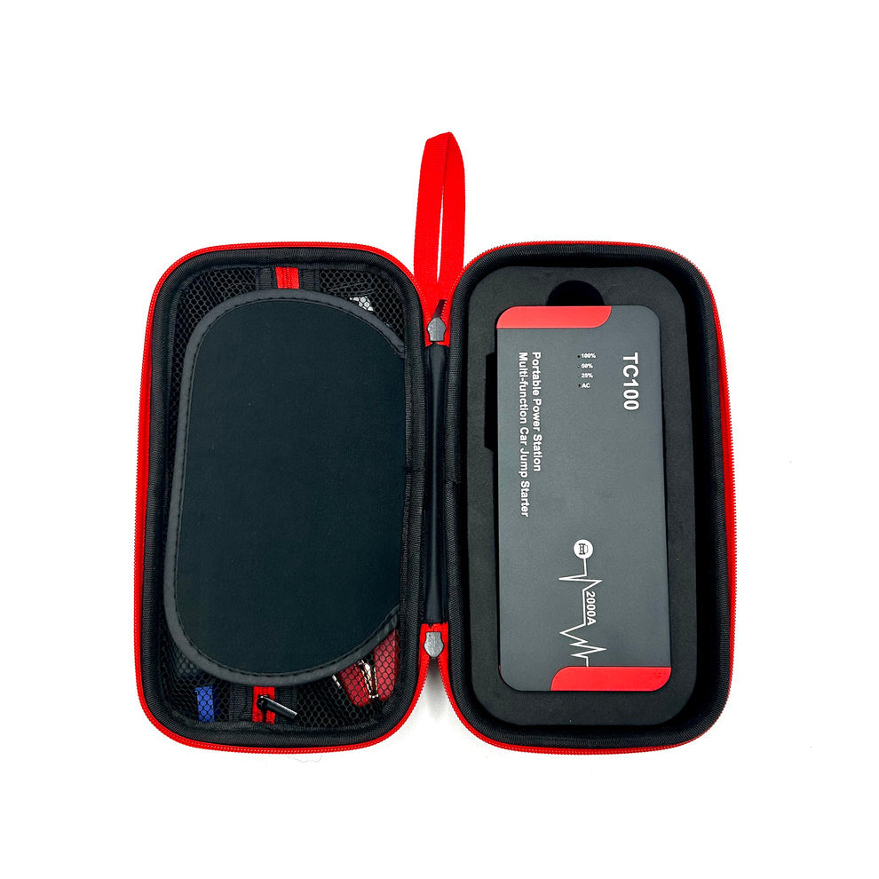 Heavy Duty Multi Functional Jump Starter and UPS | Car Jump starter with AC output 18000mah, AC100W output