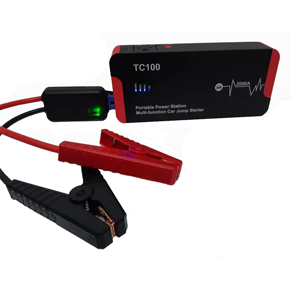 Heavy Duty Multi Functional Jump Starter and UPS | Car Jump starter with AC output 18000mah, AC100W output