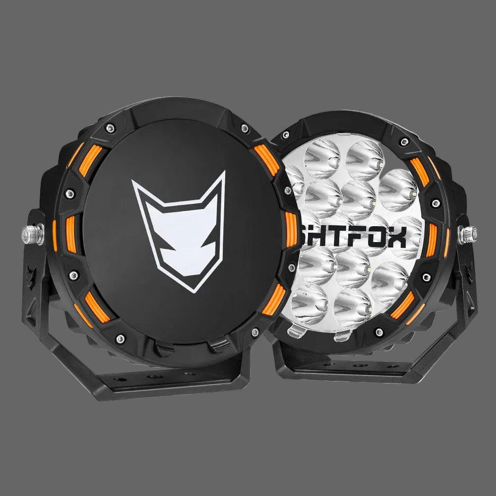 LIGHTFOX 7-INCH LED DRIVING LIGHT 12 603 LUMENS, IP68 WATERPROOF OFF-ROAD SPOTLIGHTS